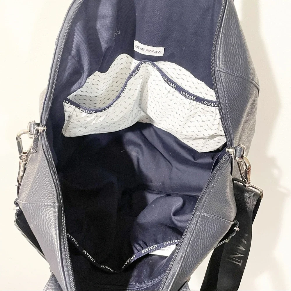 EMPORIO ARMANI‎ Baby Changing Bag in Dark Blue Travel Tote Carryon Shoulder Bag